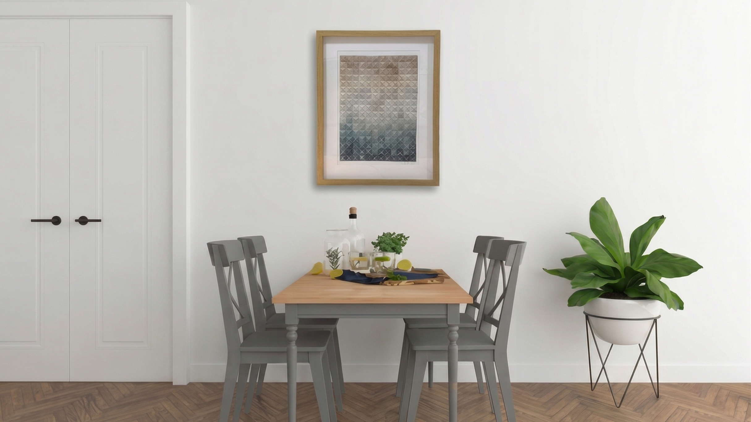 Arte de papel: cómo combinarlo con diferentes estilos de interior