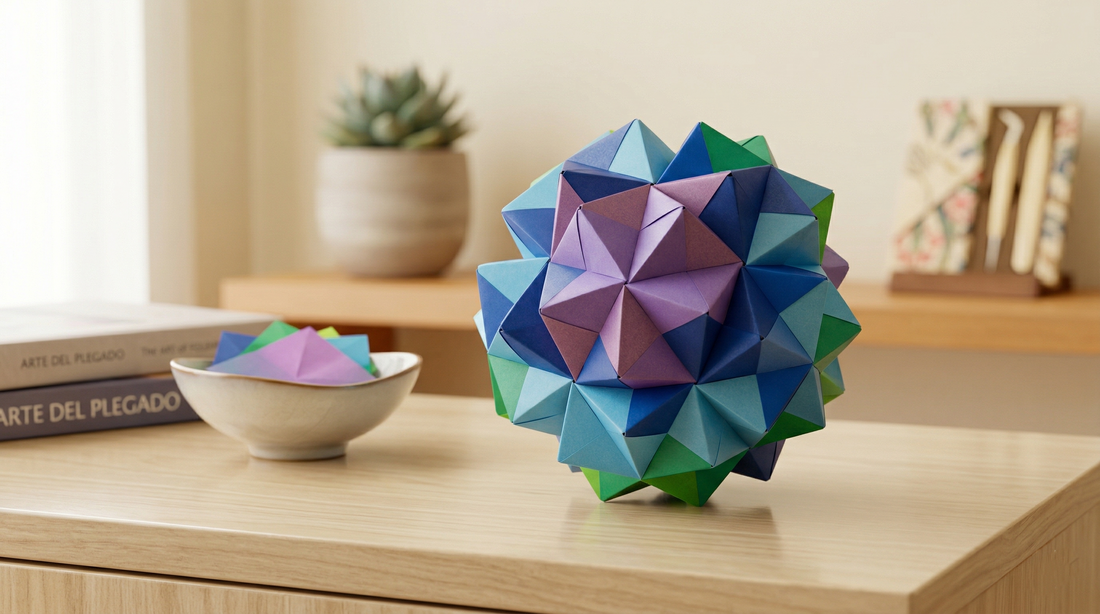 El origami Sonobe: la geometría que desafía la gravedad
