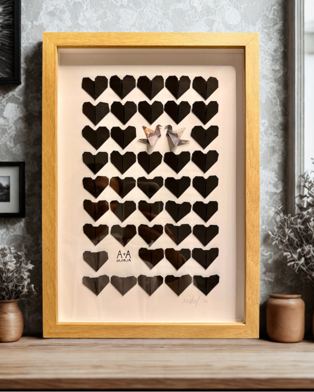 Dos en Uno Personalizable arte en papel hogar | MÖMÖ Lab