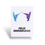 Feliz Aniversario (Tarjeta Origami)