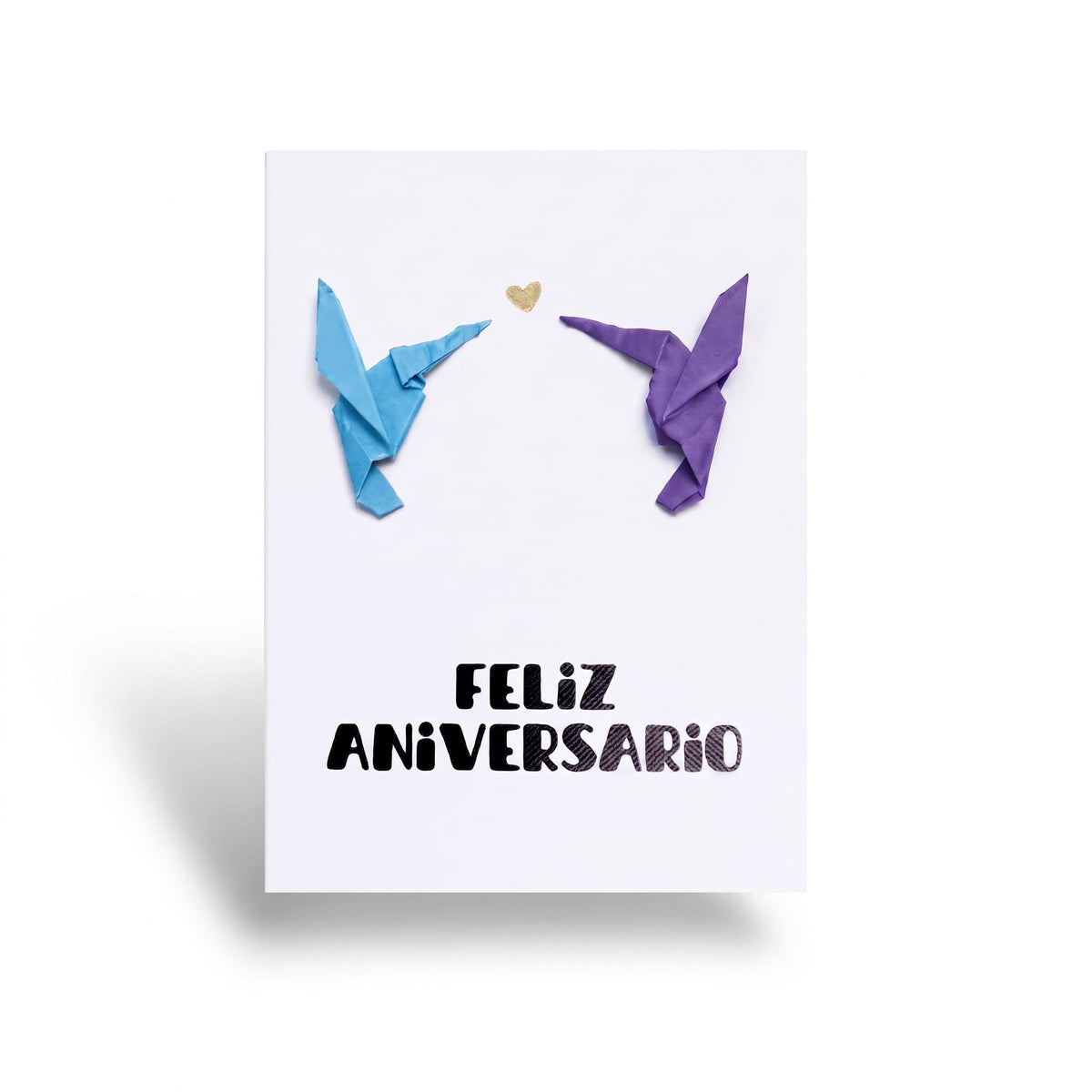 Feliz Aniversario (Tarjeta Origami)