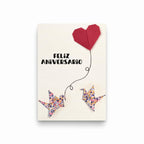 Feliz Aniversario (Tarjeta Origami)