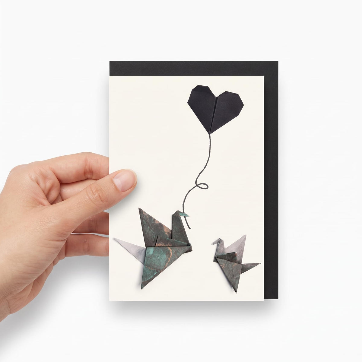 En Blanco (Tarjeta Origami, sin mensaje)