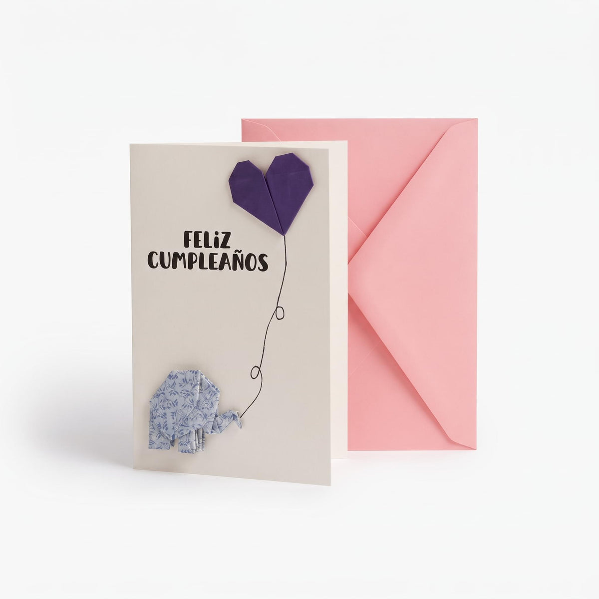 Feliz Cumpleaños (Tarjeta Origami)