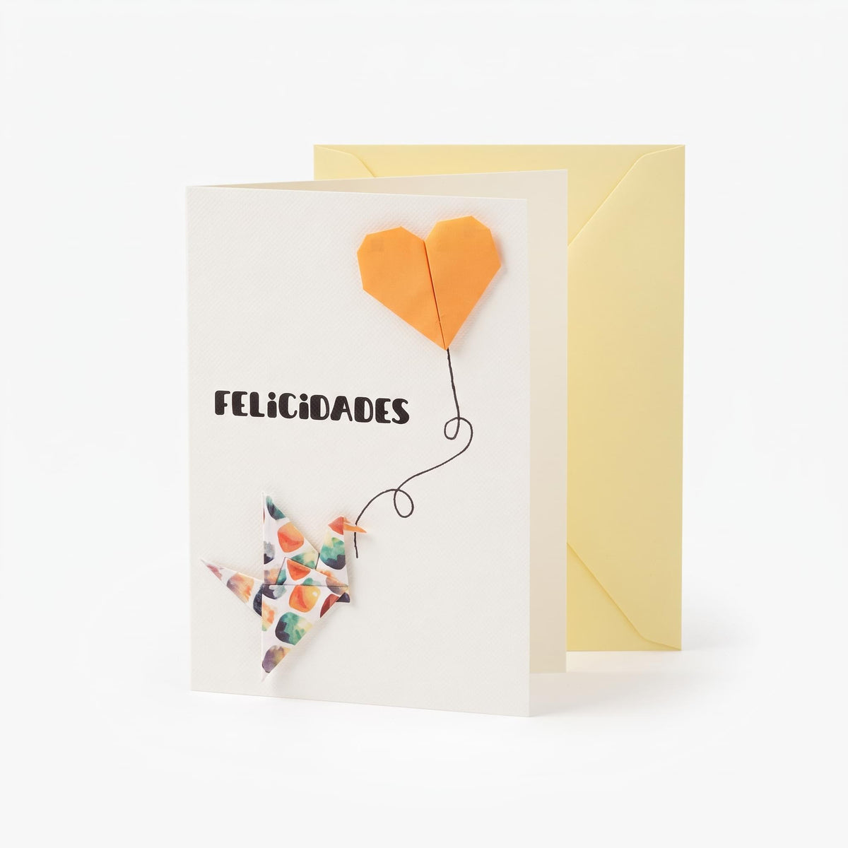 Felicidades (Tarjeta Origami)