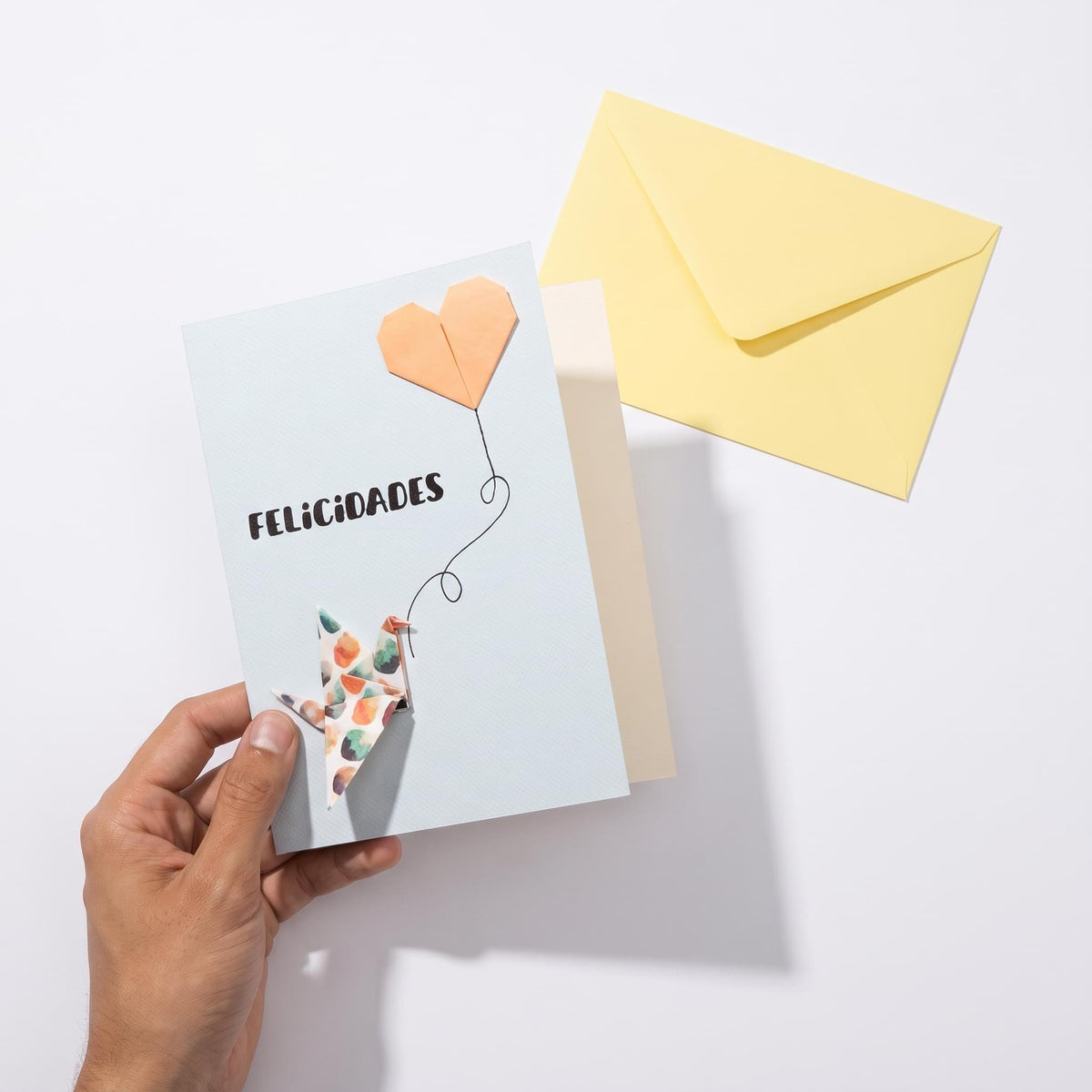 Felicidades (Tarjeta Origami)
