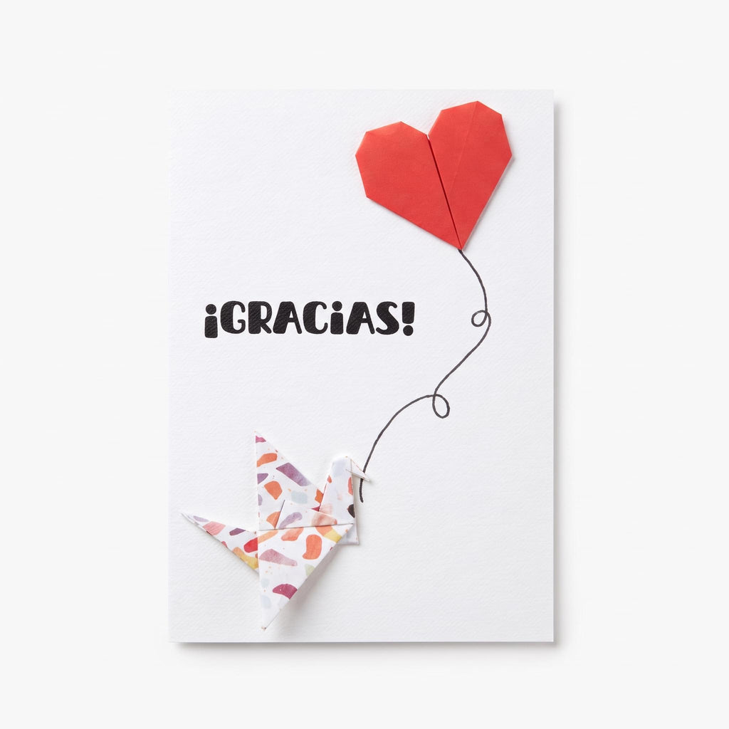 ¡Gracias! (Tarjeta Origami)