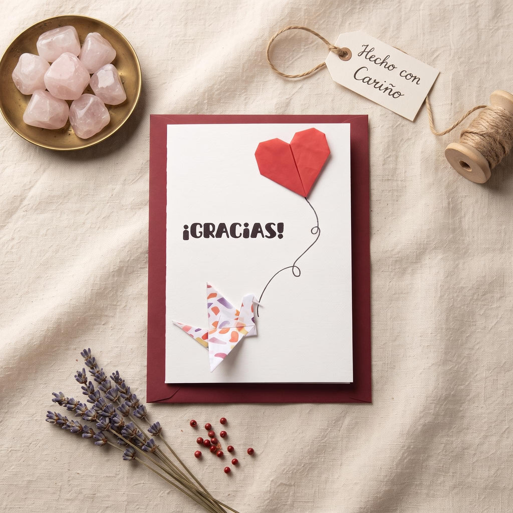 ¡Gracias! (Tarjeta Origami)