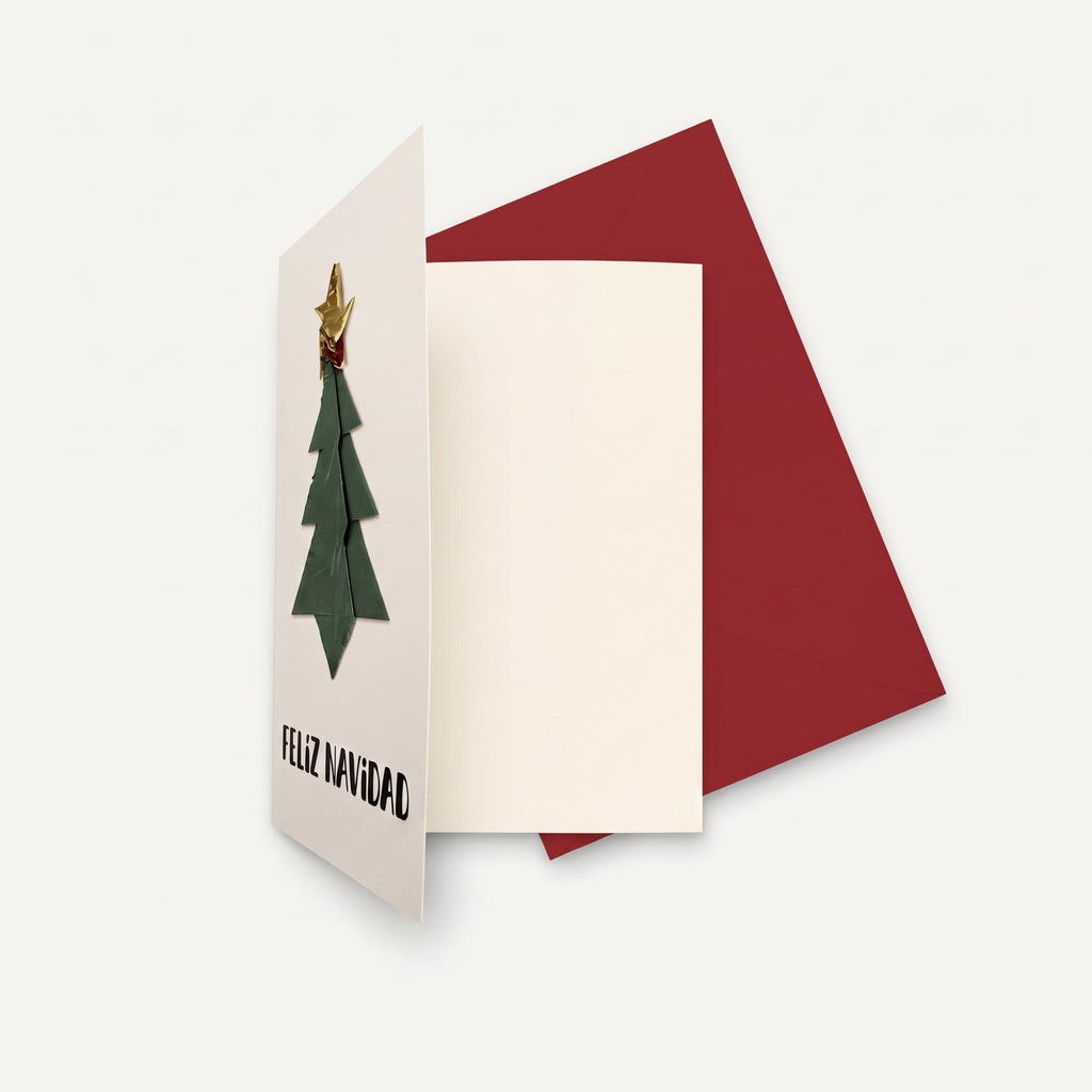 Feliz Navidad (Tarjeta Origami)