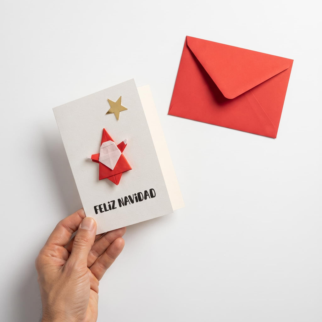 Feliz Navidad (Tarjeta Origami)