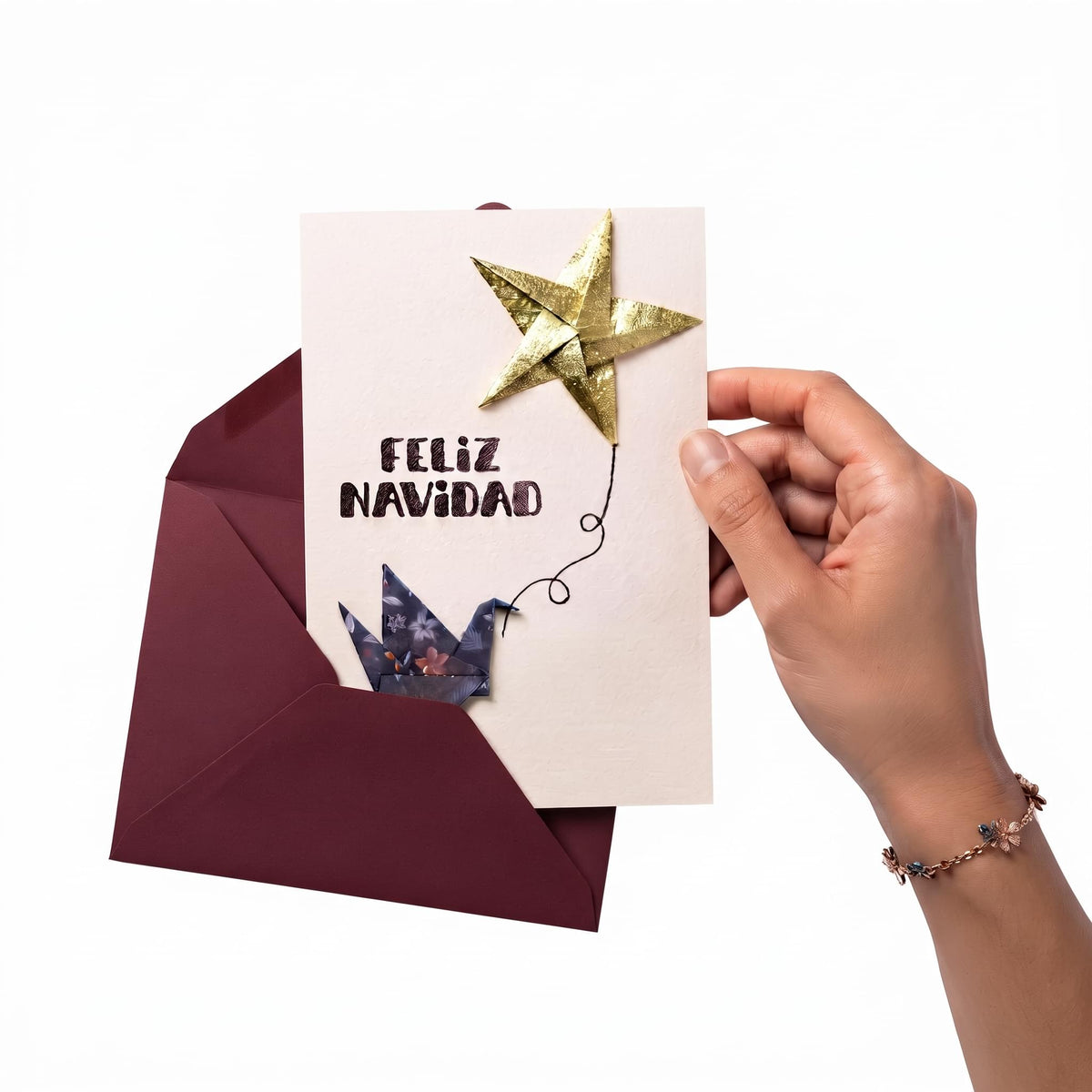 Feliz Navidad 1 (Tarjeta Origami)