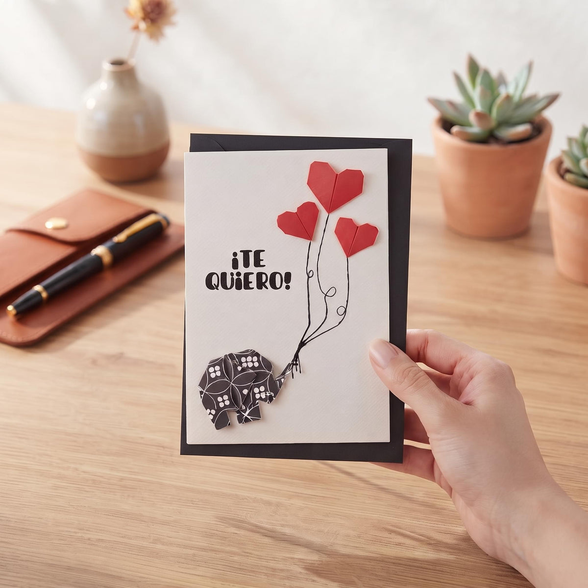 ¡Te Quiero! (Tarjeta Origami)