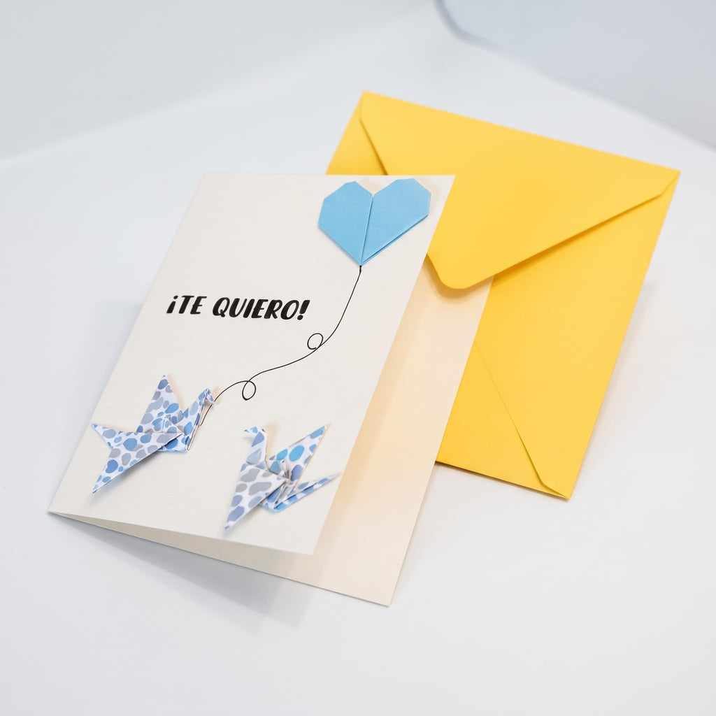 ¡Te Quiero! (Tarjeta Origami)
