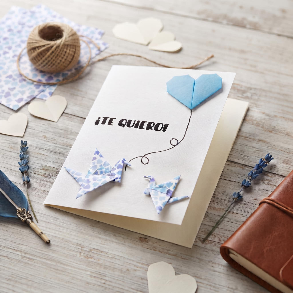 ¡Te Quiero! (Tarjeta Origami)
