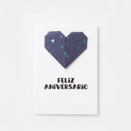 Feliz Aniversario (Tarjeta Origami)
