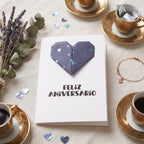 Feliz Aniversario (Tarjeta Origami)